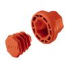 ECD Lacrosse Sliding End Cap (Orange) view 1