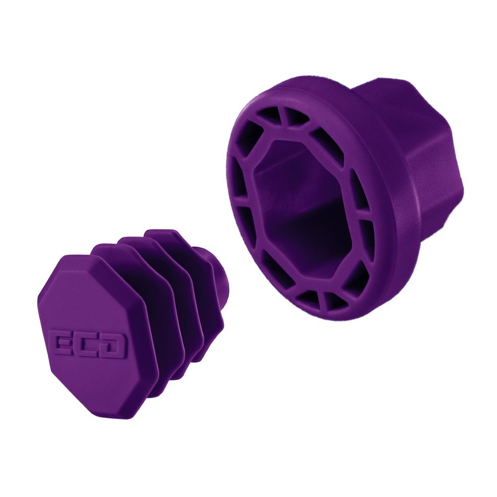 ECD Lacrosse Sliding End Cap (Purple)