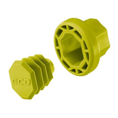 ECD Lacrosse Sliding End Cap (Neon Yellow)