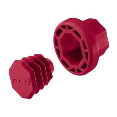 ECD Lacrosse Sliding End Cap (Red)