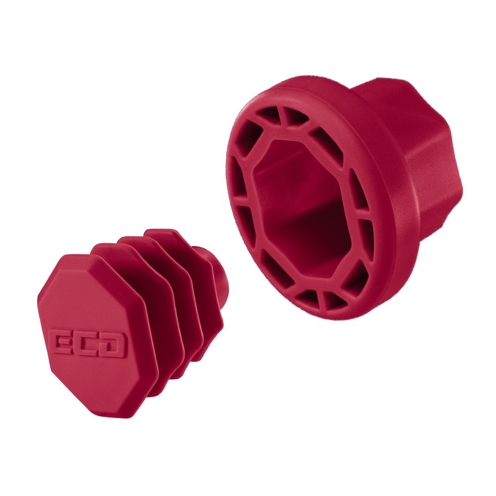 ECD Lacrosse Sliding End Cap (Red)