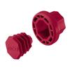 ECD Lacrosse Sliding End Cap (Red) view 1