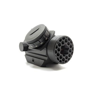 Open Center Killflash Hex Anti-Reflection Device Compatible with Bushnell TRS-25 Red Dot (Forest Green)