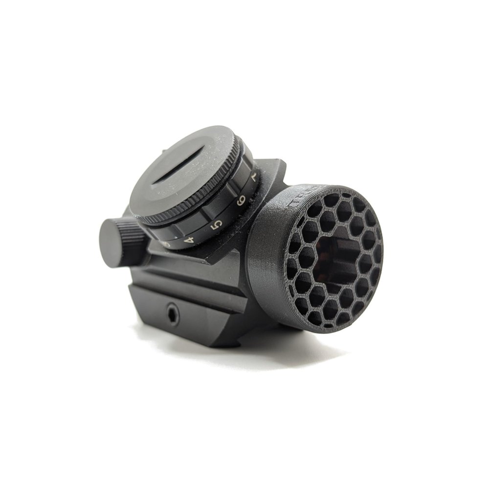 Open Center Killflash Hex Anti-Reflection Device Compatible with Bushnell TRS-25 Red Dot (Forest Green)