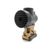 Hammy3DPrints Open Center Killflash Hex Anti-Reflection Device Compatible with Trijicon MRO/MRO HD and MRO Patrol (Black, MRO/MRO HD (Not Patrol)) view 3