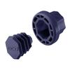 ECD Lacrosse Sliding End Cap (Navy Blue) view 1