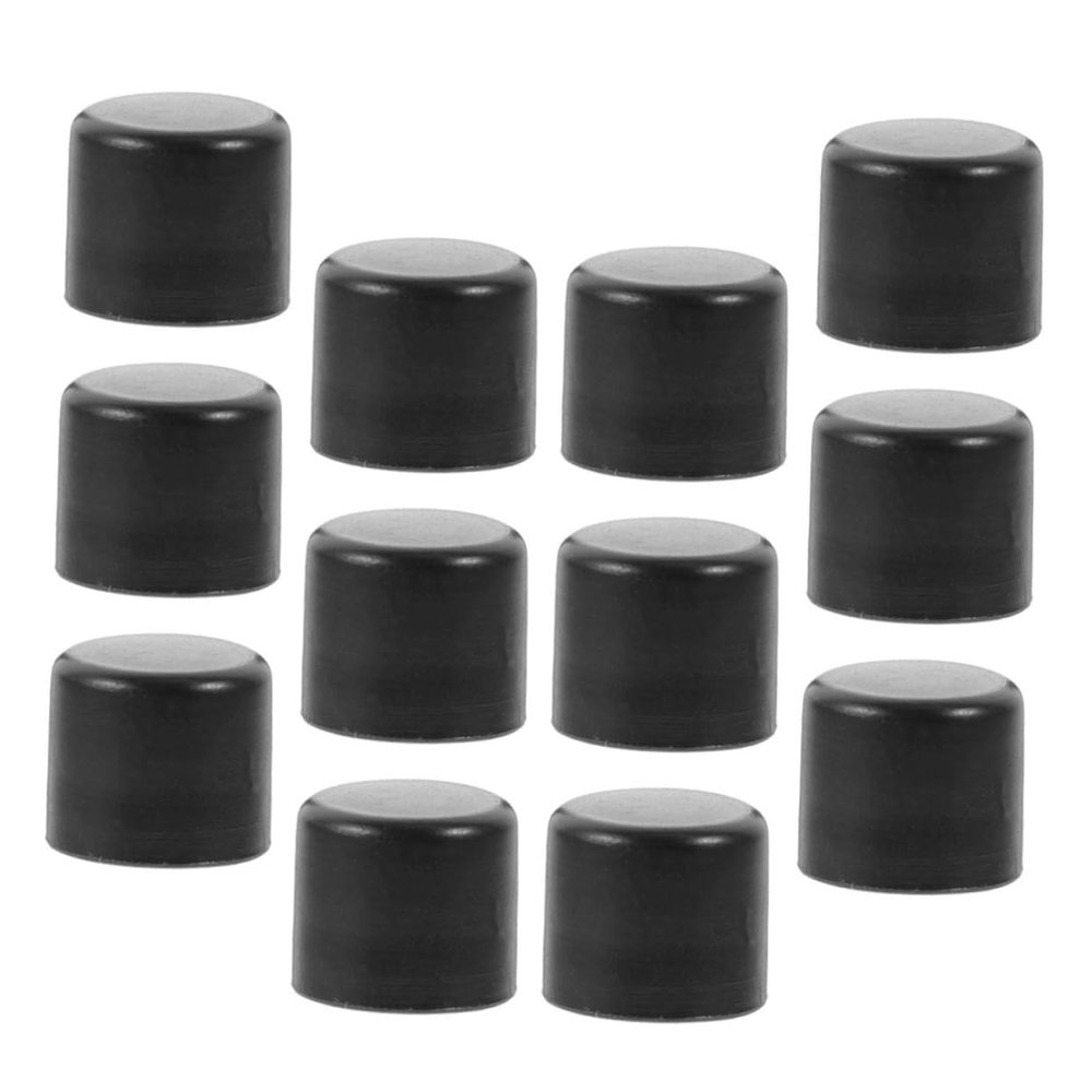HONMEET Foosball Table End Caps 12 Pack Plastic Foosball Pole Cover for Hard Metal Rods