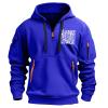 RTTUIOP Hoodies for Men Quarter Zip Pullover Tactical Sweatshirt Vintage Long Sleeve Casual Fashion Hoodie 1/4 Zip Pullover Sweatshirt Winter Hoodie Zip-Up Warm Clothes Jacket With Pockets view 3
