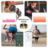 UniJethro Smart Ring for Women Men, Health Fitness Tracker Ring, IP68 Waterproof Rings, Sleep Ring with Charging Case and Ring Protector, Remote Photography, Family Care, No App Fees(Rose Gold, 9#) view 2