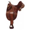 AD Saddlery Australian Stock Horse Saddle English Leather Collection Youth Stockman Bush Rider, Horn Over Girth Under Girth Equestrian Outrider Poly Outback Poley Accessories,M04 (12.5" inches Seat) view 1