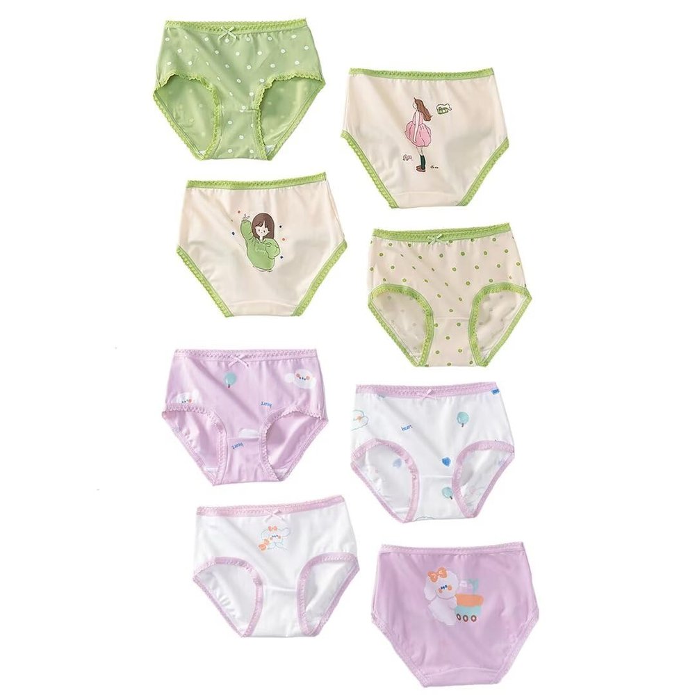 benetia Underwear Girls Size 10 9 8-Pack