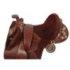AD Saddlery Australian Stock Horse Saddle English Leather Collection Youth Stockman Bush Rider, Horn Over Girth Under Girth Equestrian Outrider Poly Outback Poley Accessories,M04 (14.5" inches Seat) view 2