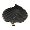 TENDYCOCO Ceramic Trinket Tray Gold Edging Versatile Nightstand Candy Dish for Decorative Plate view 1