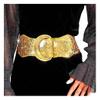 Yalice Sparkle Sequins Elastic Waist Belt Stretchy Wide Waist Belts for Dresses Lady Leather Belt for Women (Gold, Fits Waist Size25-32) view 1
