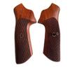 New Handmade reproductive Checker Engraved Padauk Wood Grips Compatible with Ruuggerr GP 100, Super Redhawk, #GP100-03 view 1