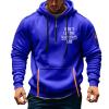 RTTUIOP Hoodies for Men Quarter Zip Pullover Tactical Sweatshirt Vintage Long Sleeve Casual Fashion Hoodie 1/4 Zip Pullover Sweatshirt Winter Hoodie Zip-Up Warm Clothes Jacket With Pockets view 2