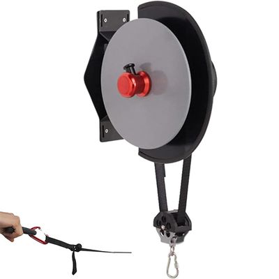 KJLYLPP Wall-Mounted Flywheel Trainer Centrifugem,Variable Resistance Centrifuge Pully Trainer,Fitness Strength Training Equipment for Home Office Workout,Leg and Arm Training