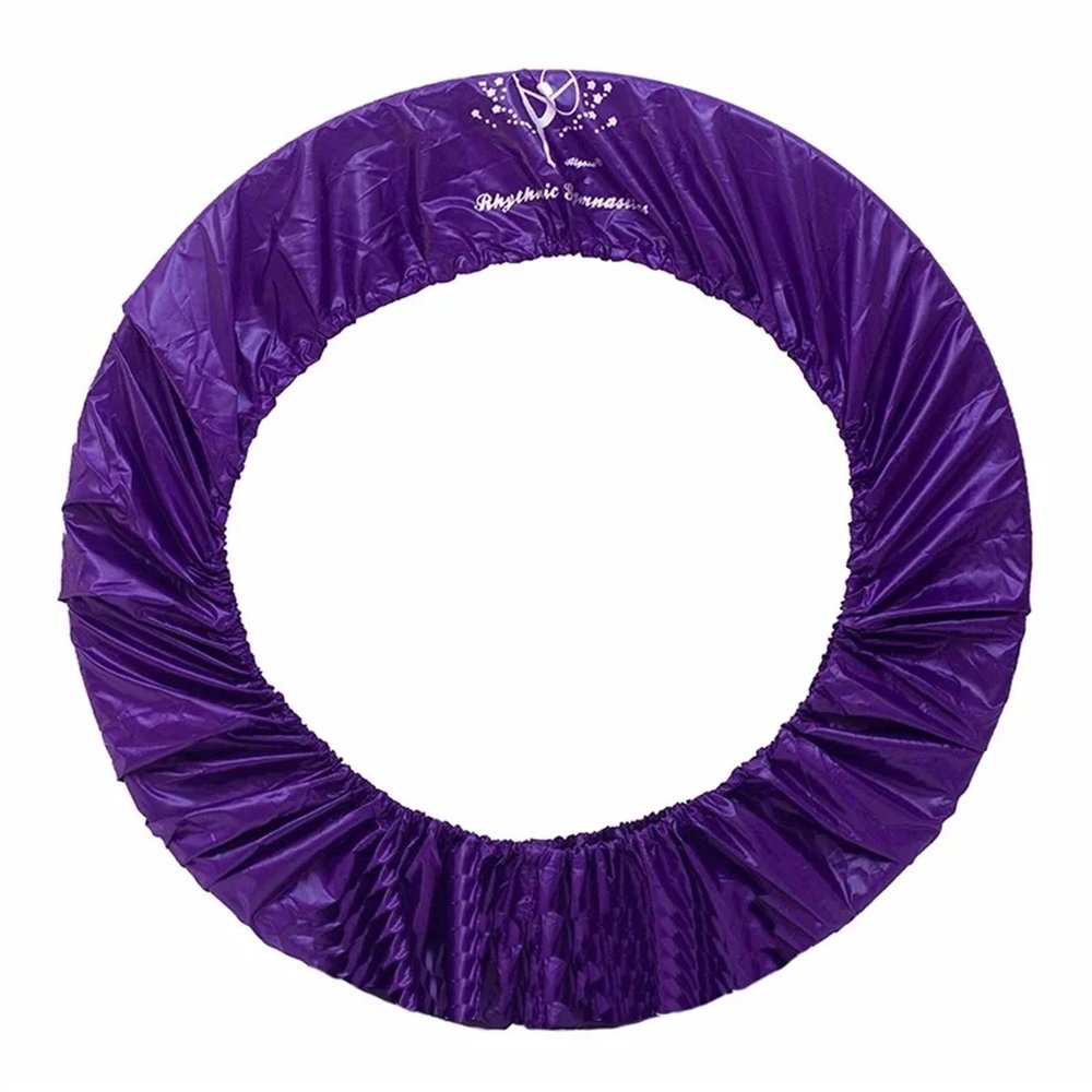 LNJMRU Gymnastics Ring Cover Artistic Gymnastic Protective Cover Rhythmic Gymnastics Ring Appratus Accessory Case Cover Fits Up to 5 Rings of 70~90cm Calisthenics Equipment(Dark Purple)