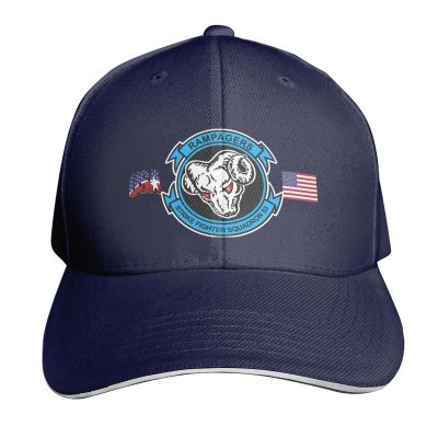 BAODANFACAI VFA-83 Baseball Cap Adjustable Trucker Veteran Cap for Men Women Navy Blue