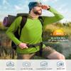 Roadbox Mens UPF 50+ Long Sleeve SPF Diving Rash Guard UV Sun Protection Shirts for Outdoor Fishing Hiking Swimming Running Lime Green view 3