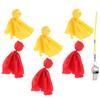 NAMOARLY 1set Bright Color Sports Penalty Flags Whistle Football Soccer Game Referee Accessories for Accurate Calls view 1