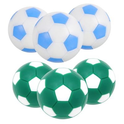 Totority 6pcs Mini Foosball Table Balls Replacement Soccer Balls for Tabletop Game Plastic Hard Smooth