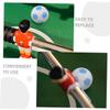 Totority 6pcs Mini Foosball Table Balls Replacement Soccer Balls for Tabletop Game Plastic Hard Smooth view 2