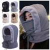 Khaki Warm Hat Windproof Cycling Cap Pullover Cap Neck Warmer 4-in-1 Beanies Cap for Outdoor view 4