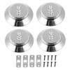 CORHAD 4 Adjustable Mat Pool Table Foot Pads Metal Adjustment Pad for Billiard Table Legs view 1