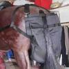 Horse Diaper Manure Bag,Horse Poop Bag Catcher Tack Poop Organizer Oxford Equine Manure Bag,Pony Poop Storage Bag for Riding-L view 1