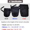 Horse Diaper Manure Bag,Horse Poop Bag Catcher Tack Poop Organizer Oxford Equine Manure Bag,Pony Poop Storage Bag for Riding-L view 2