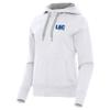 Antigua Women's White Los Angeles Chargers Victory Full-Zip Hoodie view 1