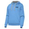 Antigua Women's Powder Blue Los Angeles Chargers Victory Pullover Hoodie view 1