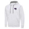 Antigua Men's White Minnesota Vikings Victory Full-Zip Hoodie view 1