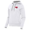 Antigua Women's White Houston Texans Victory Full-Zip Hoodie view 1