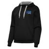 Antigua Women's Black Los Angeles Chargers Victory Pullover Hoodie view 1