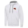 Antigua Men's White Washington Commanders Victory Full-Zip Hoodie view 1