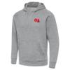 Antigua Men's Heather Gray Cleveland Browns Victory Pullover Hoodie view 1