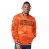 STARTER Men's Black/Orange Cincinnati Bengals Closer Reversible Satin Full-Snap Jacket view 3