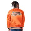 STARTER Men's Black/Orange Cincinnati Bengals Closer Reversible Satin Full-Snap Jacket view 4
