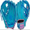 Rawlings | Heart of The Hide Vibrant Baseball Glove | Size 11.5" | RHT | Teal/Pink view 1