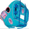 Rawlings | Heart of The Hide Vibrant Baseball Glove | Size 11.5" | RHT | Teal/Pink view 2