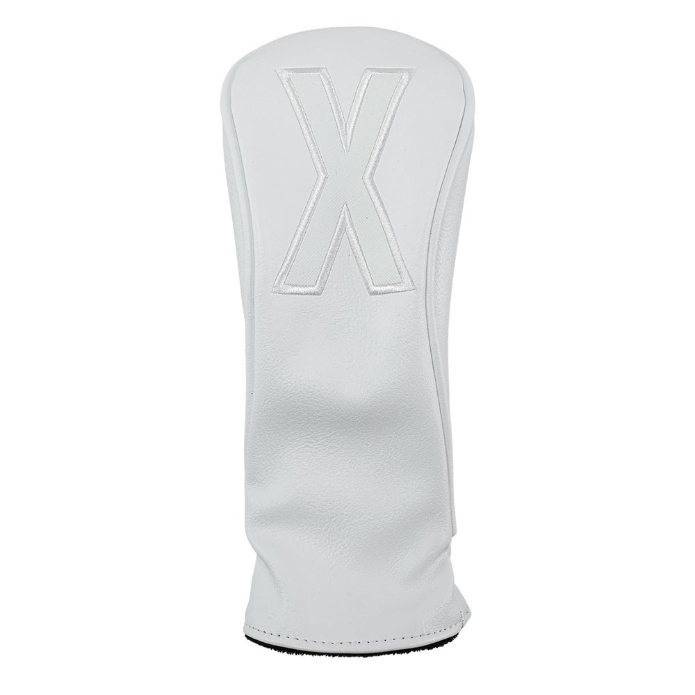 Golf Club Covers Whiteout Leather Driver Headcover, Fairway Wood, 3 Wood, Hybrid, Fits Mallet Blade Putter Head Covers Alignment Stick Cover (Hybrid)