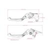 For SUZUKI SV650 SV650S SV 650 SV650X 2009-2019 Motorcycle Accessories Adjustable Folding Extendable Brake Lever Clutch Levers view 3