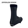 DexShell Cycling Shoe Covers for Men and Women, Showerproof & Windproof Lightweight PU Coated Fleece, Zipperless Biking Overshoes, Unisex MD, Black view 3