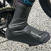 DexShell Cycling Shoe Covers for Men and Women, Showerproof & Windproof Lightweight PU Coated Fleece, Zipperless Biking Overshoes, Unisex SM, Black view 2