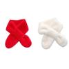 Jiahejiawen Children's Faux Fur Scarf Plush Fleece Neck Warmer Solid Color Wraps Christmas for 2-12 Years ()