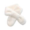 Jiahejiawen Children's Faux Fur Scarf Plush Fleece Neck Warmer Solid Color Wraps Christmas for 2-12 Years () view 3