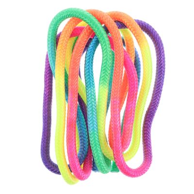 WHAMVOX 3m Colorful Artistic Gymnastics Rope Gradient Exercise Rope for Rhythmic Gymnastics Dance and Fitness Training Durable and Strong for All Ages