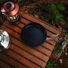 BVFNKQSC 4-Piece Camping Stainless Steel cookware Set, Portable Picnic Set, Outdoor Camping Kettle, Suitable for Outdoor self Driving Camping and picnicking,A view 4